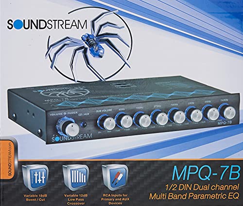 Soundstream MPQ-7B 7-Band 1/2 DIN Equalizer