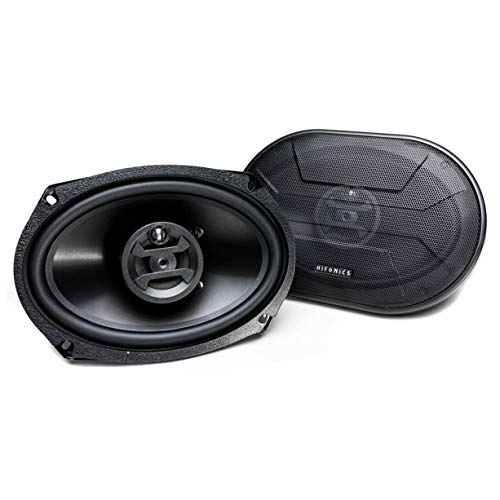 Hifonics Zeus ZS-693, 800 Watt 6 x 9 Inch 3 Way Car Audio Coaxial Speakers, 2 Pairs, Black