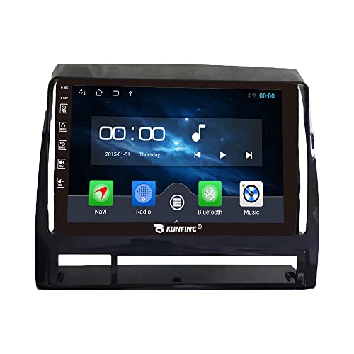 KUNFINE Android Radio CarPlay & Android Auto Autoradio Car Navigation Stereo Multimedia Player GPS Touchscreen RDS DSP BT WiFi Headunit Replacement for Toyota Tacoma 2005-2013, if Applicable