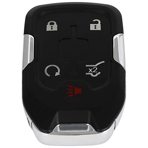 cciyu 1 X Flip Key Fob Uncut Blade (SHELL CASE) 5 Buttons Replacement for GMC Acadia/Terrain 2017-2020 with FCC: HYQ1EA HYQ1AA 13508275 13584502