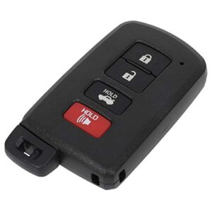 zenithike replacement keyless entry remote key fob 4-buts replacement for t oyota avalon/camry/camry hybrid/corolla le premium/corolla se hyq14fba 89904-0e090 89904-0e091 set of 1 ship from usa