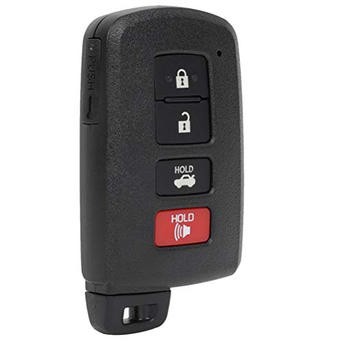 ZENITHIKE Replacement Keyless Entry Remote Key Fob 4-buts replacement for T oyota Avalon/Camry/Camry Hybrid/Corolla LE Premium/Corolla SE HYQ14FBA 89904-0E090 89904-0E091 set of 1 ship From USA