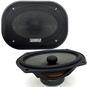 Sundown Audio SA-69CX v2 6" x 9" 125W RMS Silk Tweeter Coaxial Speakers