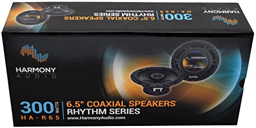 Harmony Audio HA-65 Car Stereo Rhythm Series 6.5" Replacement 300W Speakers & Grills