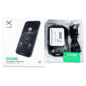 dronemobile x1 lte module locate and start your car by smartphone or smartwatch with sound of tri-state lanyard bundle