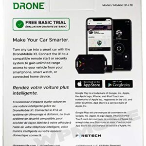 DroneMobile X1 LTE Module Locate and Start Your car by Smartphone or smartwatch with Sound of Tri-State Lanyard Bundle