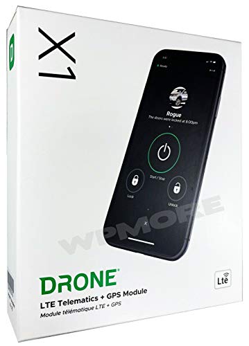 DroneMobile X1 LTE Module Locate and Start Your car by Smartphone or smartwatch with Sound of Tri-State Lanyard Bundle