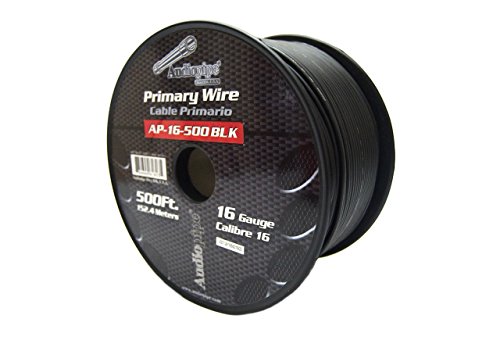 16 Gauge Red & Black 500 Feet Each Primary Power Wire Remote Car Audio Home