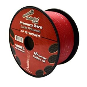 16 Gauge Red & Black 500 Feet Each Primary Power Wire Remote Car Audio Home