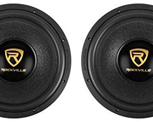 Rockville (2) W15K9D4 15" 10,000w Car Subwoofers Dual 4-Ohm Subs CEA Compliant