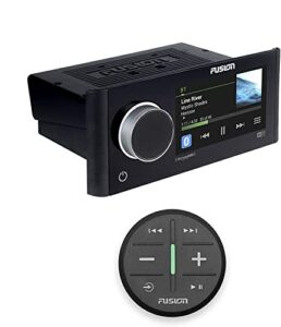 fusion ms-ra770 apollo touchscreen marine entertainment system with wireless remote – black