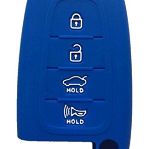 Rpkey Silicone Keyless Entry Remote Control Key Fob Cover Case protector Replacement Fit For Hyundai Elantra GT Genesis Genesis Coupe Sonata Veloster Tucson Kia Optima Rio Forte Koup Soul Sportage