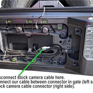 OFF ROAD IN MIND JL Backup Camera Wire Extension Cable Compatible with (USE with OEM JL & JT/Gladiator Camera Cable) 2018-2023 Jeep Wrangler