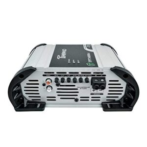 Timpano 1 Channel TPT1400EQ Compact Car Audio Amplifier - 1400 Watts at 2 Ohms - 12 Volts Full Range Class D Small Sized Monoblock Amp with Built-in Equalizer