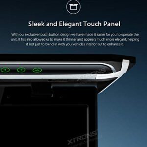 XTRONS® 15.6 Inch Ultra-Thin FHD Digital TFT Screen 1080P Video Car Overhead Player Roof Mounted Monitor HDMI Port (No DVD)