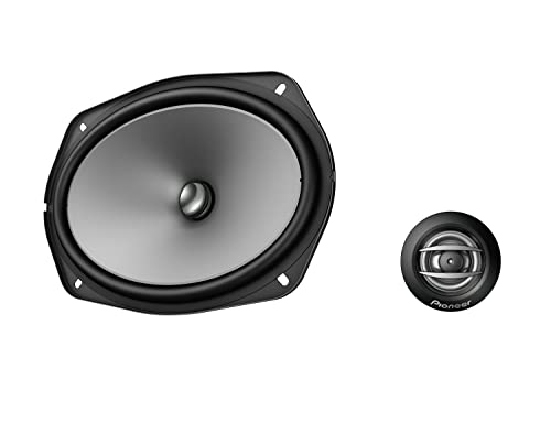 PIONEER TS-A692C A Series 6" x 9" 450 W Max Power, Carbon/Mica-Reinforced IMPP Cone, 20mm PI Tweeter - Component Speakers (Pair)