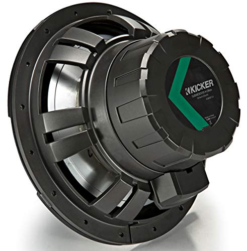 KICKER KM10 10-inch (25cm) Weather-Proof Subwoofer for Enclosures, 2-Ohm