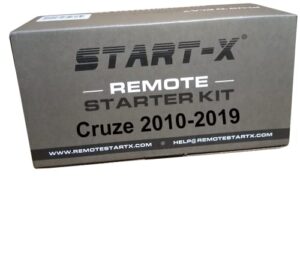 start-x remote starter for chevrolet cruze 2010-2019 key start || 3 x lock to remote start