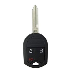 keyless2go replacement for new uncut keyless remote head key fob for select f-150 edge escape explorer fusion vehicles that use oucd6000022 164-r8070