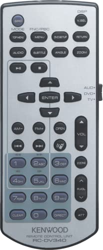 KENWOOD KCA-RCDV340 Infrared IR Remote Control for KENWOOD Audio Receivers