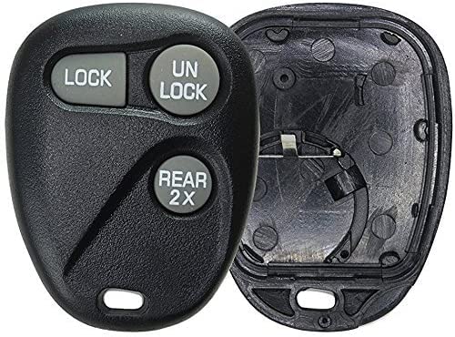 Replacement Remote Keyless Fob Key Case (Shell) Fit for Buick Cadillac Chevrolet GMC Oldsmobile Pontiac Saturn 16245100-29(Just a case/Shell)