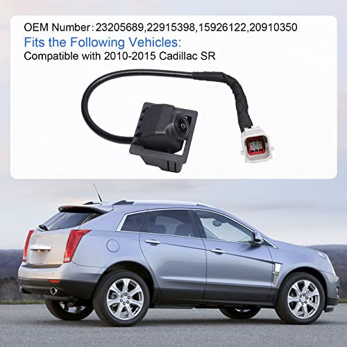 DICMIC Rear View Backup Reversing Camera for 2010-2015 Cadillac SRX Replace# 23205689, 15926122, 20910350, 22915398