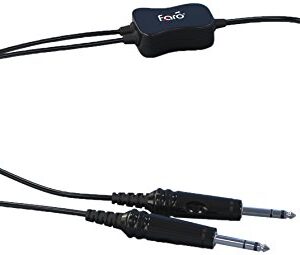 FARO Low to High Impedance Adapter (Aviation Headset Converter) General Aviation (GA) and Military Headset Adapter