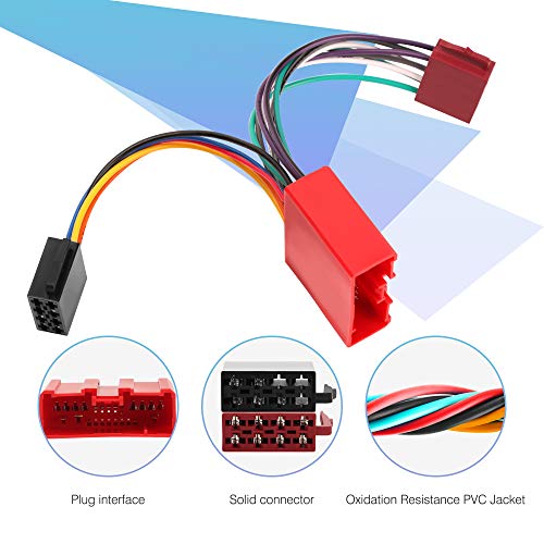 RDBS Aftermarket Radio Harness Fit for 2001-2007 Mazda Modles Tribute/Mpv/Miata/CX7/CX9/Protege Stereo Wiring Connector