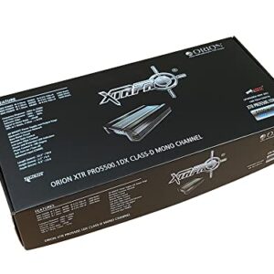 Orion XTR PRO 5500.1DX Monoblock Class D Competition Amplifier, 5500W RMS