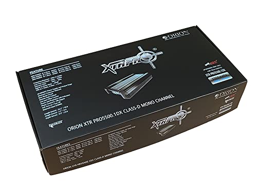 Orion XTR PRO 5500.1DX Monoblock Class D Competition Amplifier, 5500W RMS