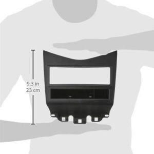 Scosche HA1573B Compatible with 2003-07 Honda Accord DIN w/Pocket Dash Kit Black; Lower Dash Kit Black