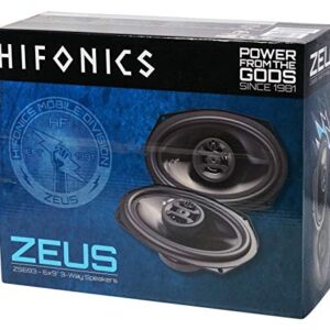 Hifonics 2 ZS693 6x9 800 Watt Car Audio Coaxial Speakers+2 6.5" 600w Speakers