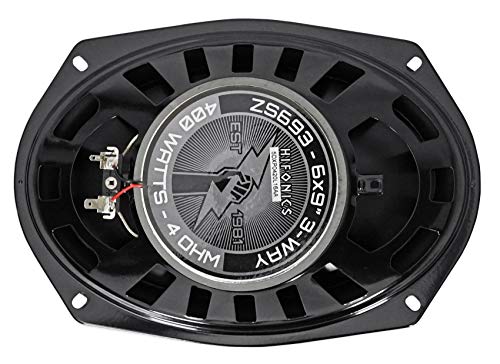 Hifonics 2 ZS693 6x9 800 Watt Car Audio Coaxial Speakers+2 6.5" 600w Speakers