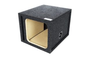 bbox single vented 15 inch subwoofer enclosure engineered for kicker solo-baric model l5 & l7 subwoofers – car subwoofer boxes & enclosures & subwoofer box improves audio quality, sound & bass