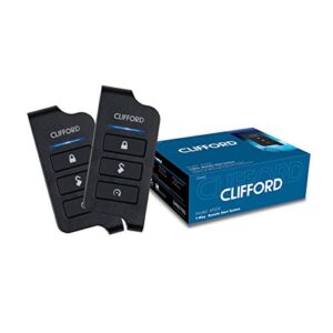 clifford 4105x 1-way 4-button remote start system with keyless entry