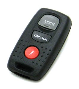 oem electronic 3-button key fob remote compatible with 2004-2006 mazda 3 2004-2005 mazda 6 (fcc id: kpu41846)