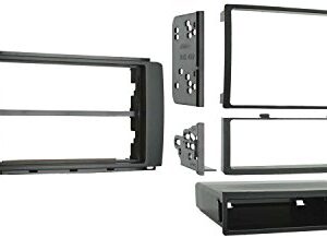 Metra 99-8715 Double DIN or Single DIN Installation Dash Kit for 2008-up Smart for Two & Metra 70-1783 Radio Wiring Harness for Smart Car