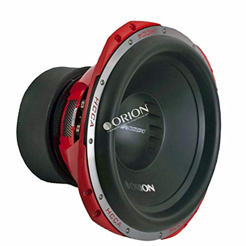 Orion Subwoofer Competition RMS Power Dual Voice Coil 4" high Temp Voice Coil - Single Speaker Car Stereo Bass Woofer (HCCA154, 15 Inch - Dual 4 Ohm)