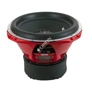 Orion Subwoofer Competition RMS Power Dual Voice Coil 4" high Temp Voice Coil - Single Speaker Car Stereo Bass Woofer (HCCA154, 15 Inch - Dual 4 Ohm)