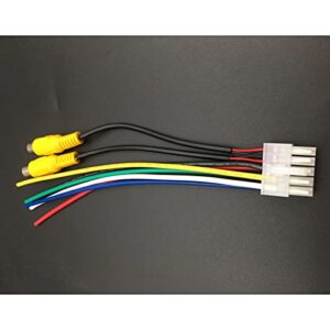 ALLMOST Dual TBX10A Wire Harness 10 Pin Plug with RCA Jack MXD337BT, MCD237BT, MCP1337BT,AMCP425BT