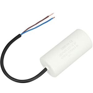 cbb60 run capacitor with wire lead 250v ac 100uf 50/60hz run round capacitors for motor air compressor, air conditioners, compressors and motors – heat resisting, low leakage and low impedance