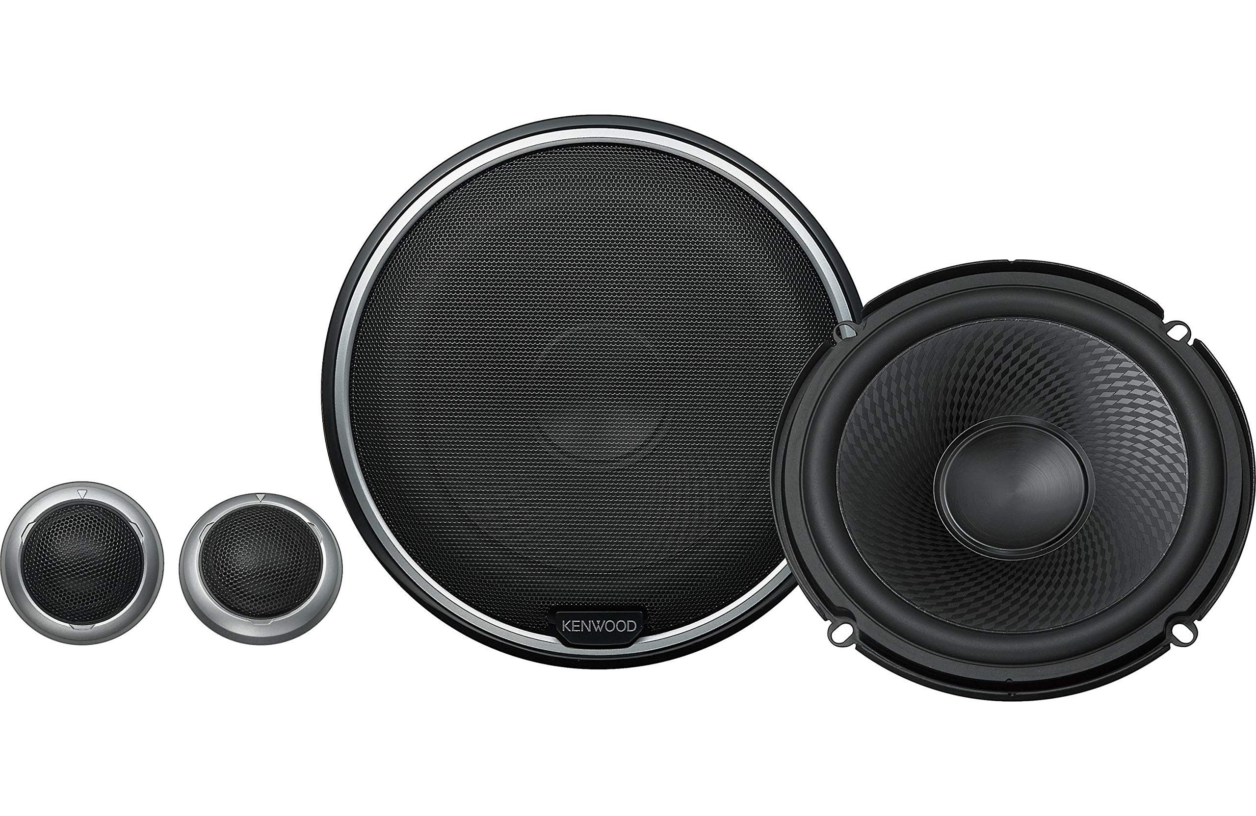 Kenwood KFC-P710PS 560W Max (160W RMS) 6.5" Performance Series 2-Way Component Car Speakers