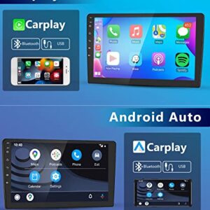 2G 32G Android Car Stereo for Toyota Tacoma 2005-2015 with Wireless Apple Carplay, Rimoody 9 Inch Touch Screen Car Radio with GPS Navigation Bluetooth FM HiFi WiFi Android Auto Backup Camera