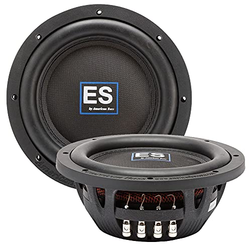 2 Pack American Bass 10" Slim Subwoofer 1000W Max DVC 4 Ohm Car Audio ES-1044