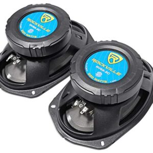 Rockville (2) Pairs RV69.2C 6x9 Component Car Speakers 2000w/440w RMS CEA Rated