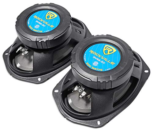 Rockville (2) Pairs RV69.2C 6x9 Component Car Speakers 2000w/440w RMS CEA Rated