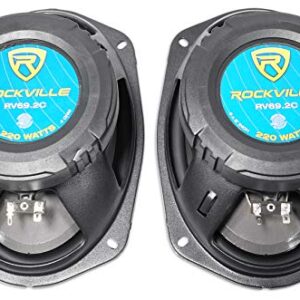 Rockville (2) Pairs RV69.2C 6x9 Component Car Speakers 2000w/440w RMS CEA Rated