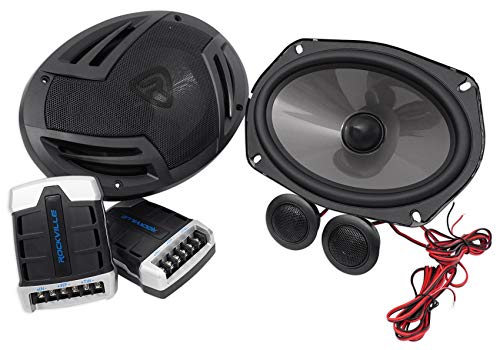 Rockville (2) Pairs RV69.2C 6x9 Component Car Speakers 2000w/440w RMS CEA Rated