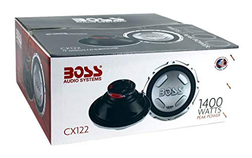 BOSS AUDIO Chaos CX122 12" 2800 Watt Car Power Subwoofer Sub Woofer PAIR