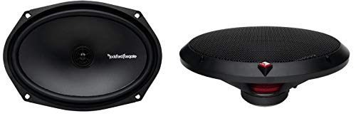 Rockford Fosgate R169X2 6x9" 130W Car Speakers and Angled 6x9" Speaker Box